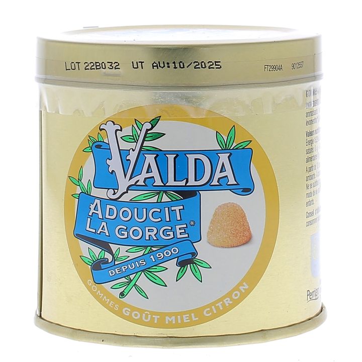 Valda Gummis mit Honig-Zitronen-Geschmack - 140g-Glas