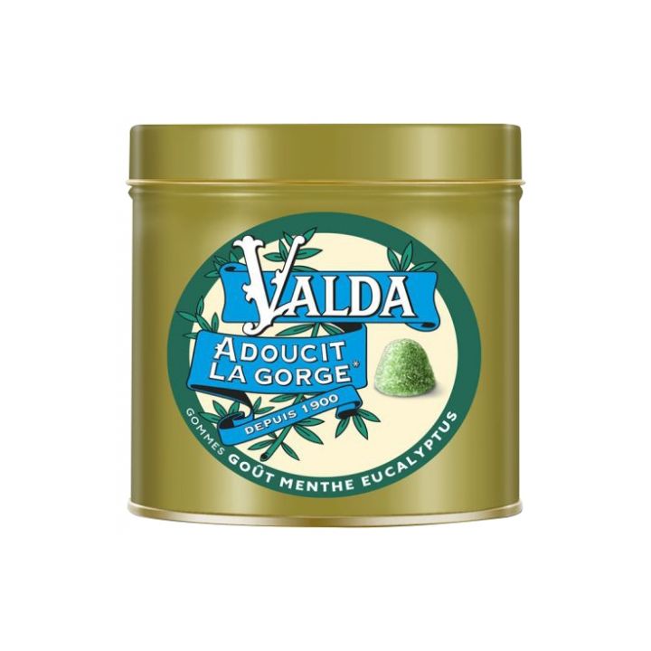Eukalyptus-Minze Bonbons Valda - 140 g Dose
