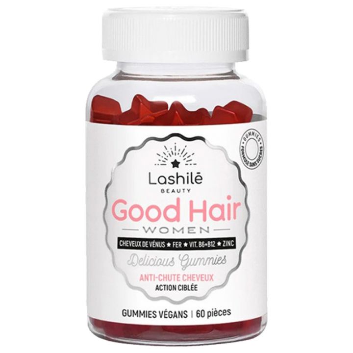 Good Hair Women Anti-Haarausfall Lashilé Beauty - 60 Gummies Topf