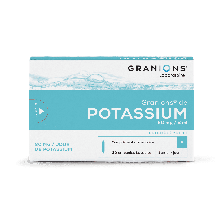 Granions von Kalium - Packung mit 30 Ampullen