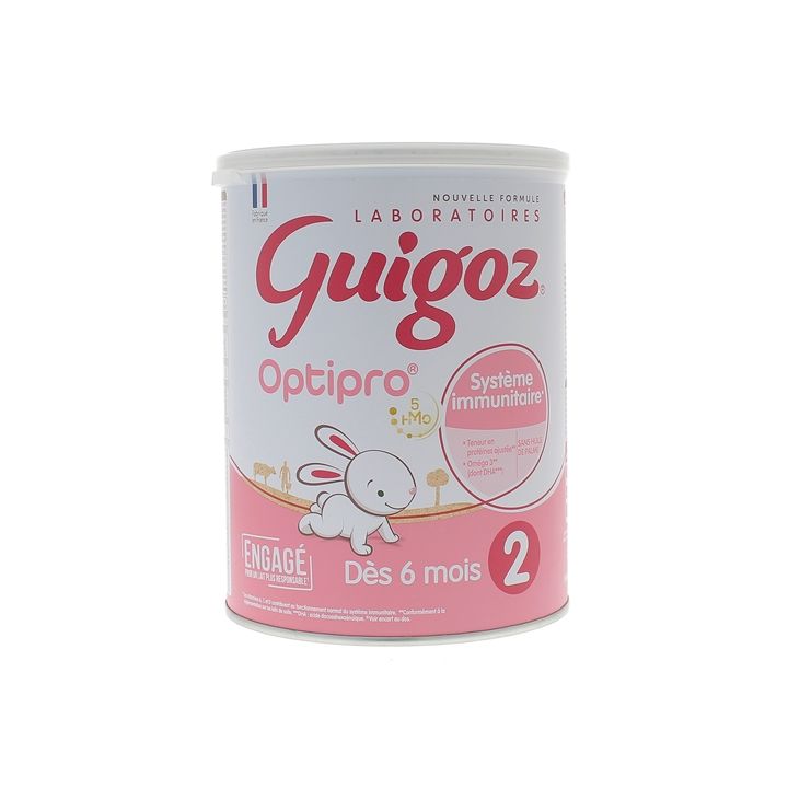 Guigoz Optipro Milch 2. Alter ab 6 Monaten - Dose mit 780 g