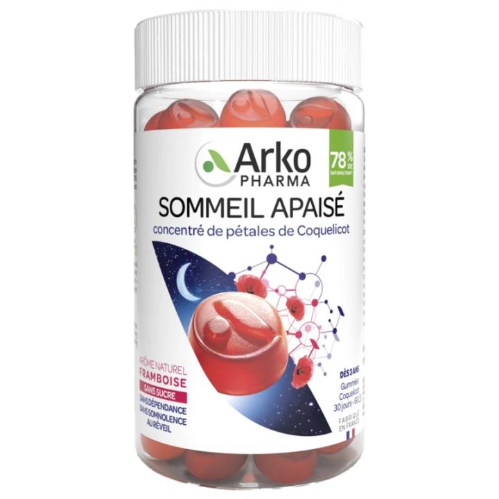 Gummies Schlafberuhigung Arkopharma - 60 Gummis pro Dose