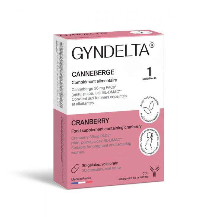 Gyndelta Cranberry - Dose von 30 Kapseln