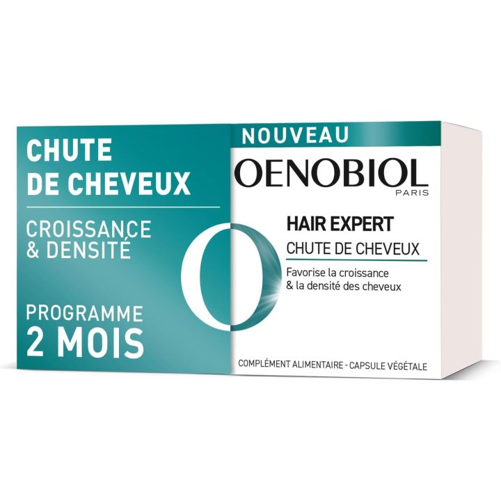 Hair Expert Haarausfall Oenobiol - 2er-Pack mit 60 Kapseln