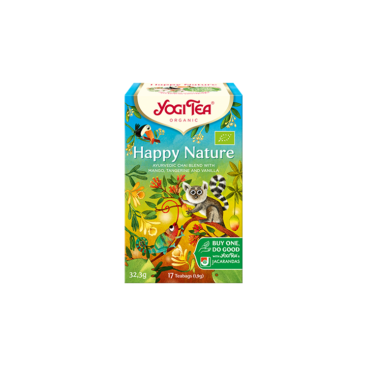 Happy Nature Infusion bio Yogi Tea - Schachtel mit 17 Beuteln