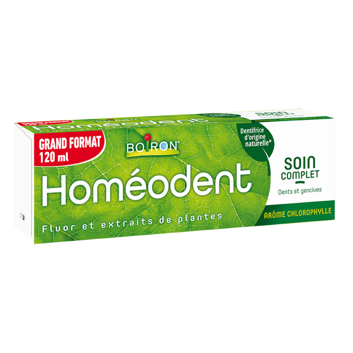 Homéodent vollständige Pflege für Zähne und Zahnfleisch Geschmack Chlorophyll Boiron - Tube mit 120 ml
