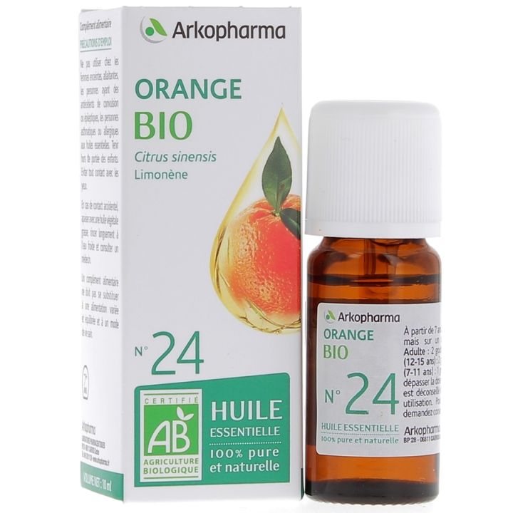 Ätherisches Öl Orange Bio Nr. 24 Arkopharma - Flasche mit 10 ml