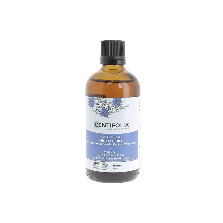 Bio-Nigella-Pflanzenöl Centifolia - Flasche mit 100 ml