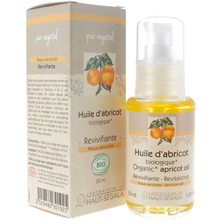 Bio-Aprikosenöl Revitalisierend Laboratoire Haut-Ségala - Flasche mit 50 ml
