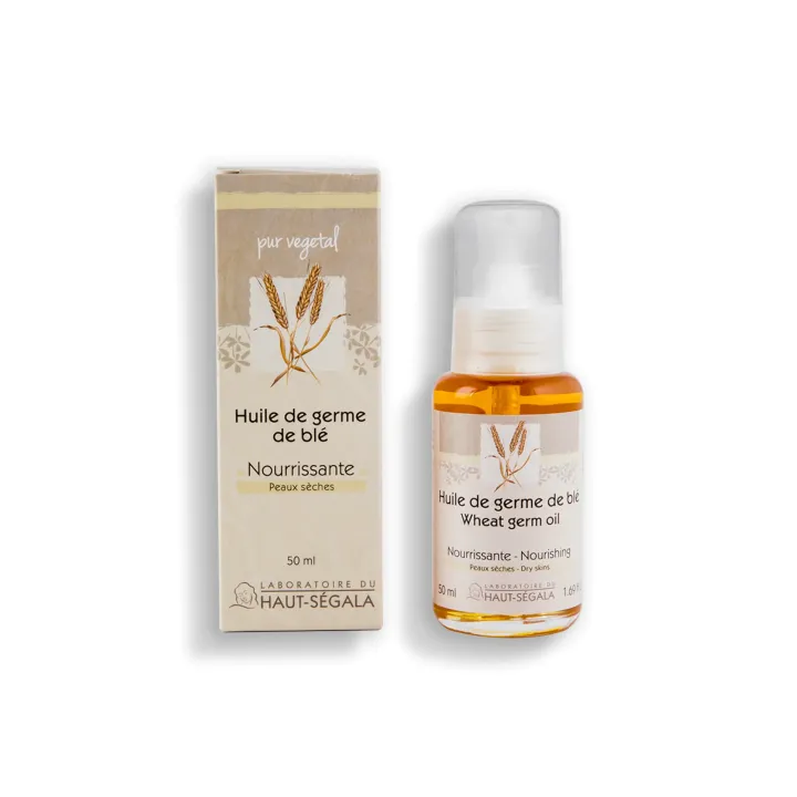 Bio Weizenkeimöl Nährend Laboratoire Haut-Ségala - Flasche mit 50 ml