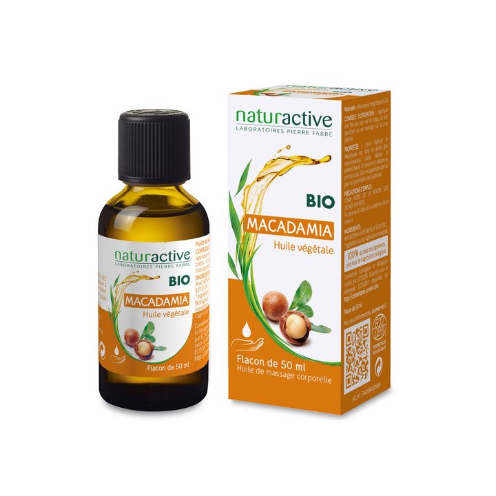 Bio-Macadamia-Öl Naturactive - Flasche mit 50 ml