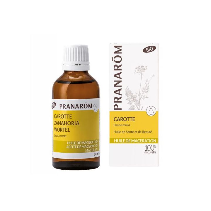BIO-Mazerationsöl aus Karotte Bio Pranarôm - Flasche mit 50 ml