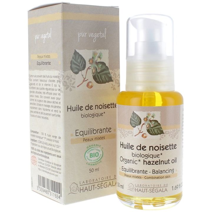 Bio Haselnussöl Ausgleichend Laboratoire Haut-Ségala - Flasche 50 ml