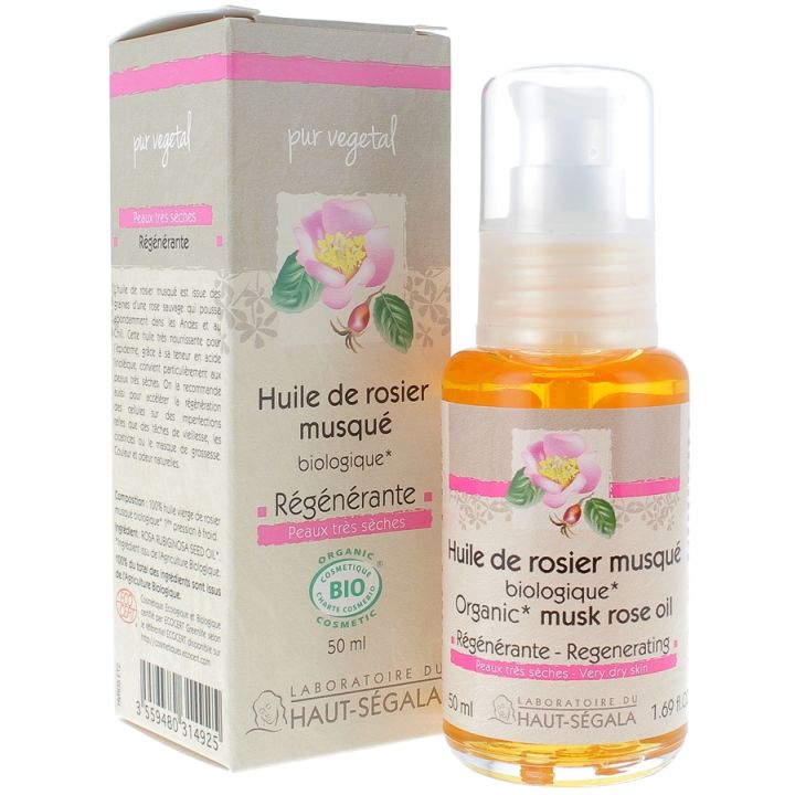 Bio regenerierendes Hagebuttenöl Laboratoire Haut-Ségala - Flasche mit 50 ml