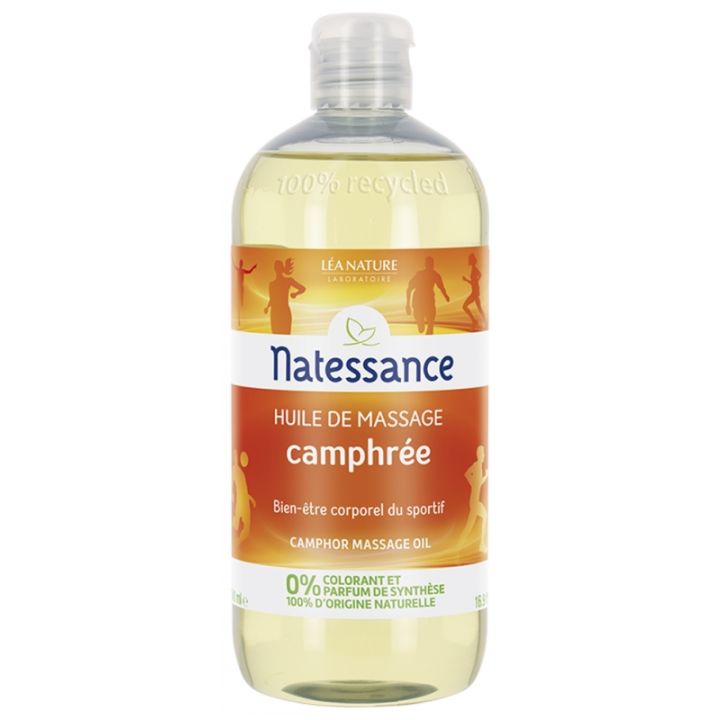 Kampfer-Massageöl Natessance - Flasche mit 500 ml