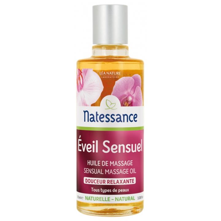 Sinnliches Massageöl Natessance - 100ml Flasche