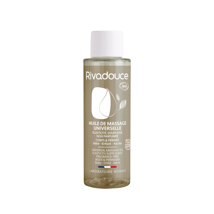 Universelles Massageöl für Körper und Perineum bio Rivadouce - Flasche 100 ml