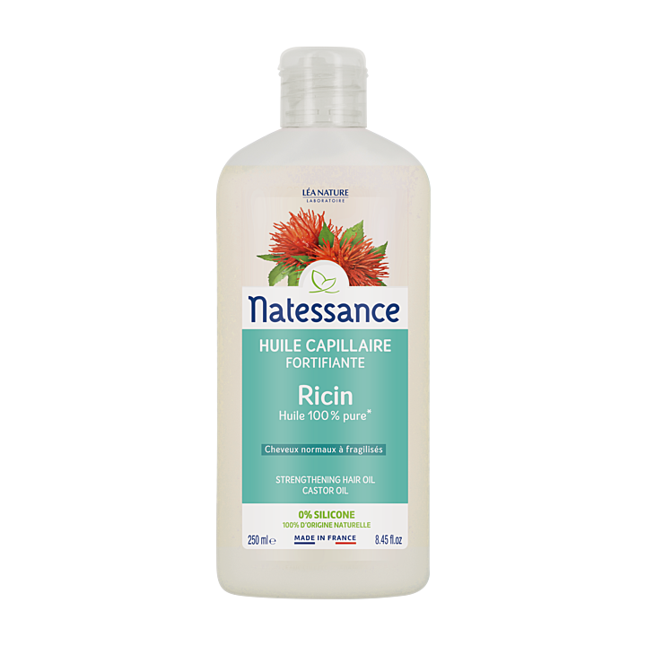 100% reines Rizinusöl Natessance - 250ml Tube