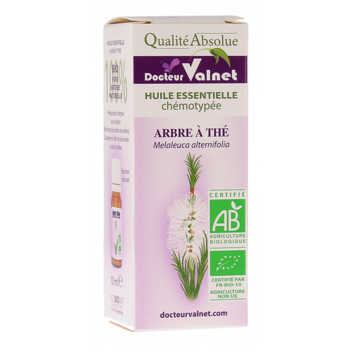 Ätherisches Öl Teebaum (Tea Tree) Bio Dr. Valnet - Flasche mit 10 ml