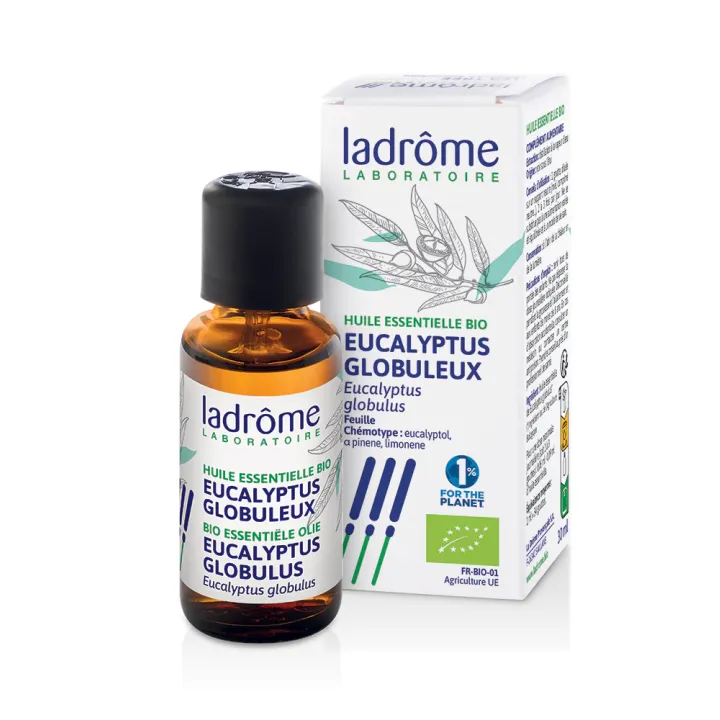 Bio Eukalyptus globulus ätherisches Öl Ladrôme - 30ml Flasche