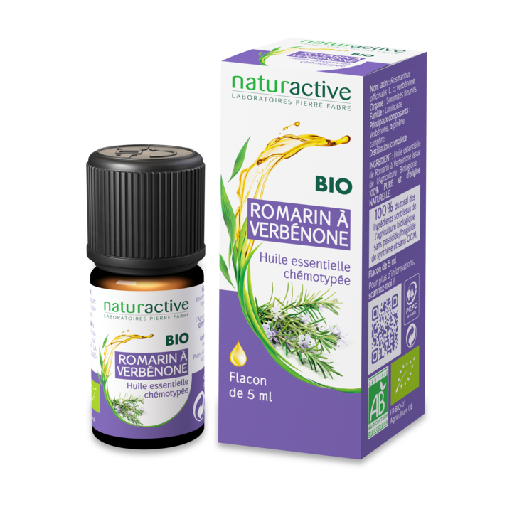 Ätherisches Öl Rosmarin mit Verbenon Naturactive - Flasche mit 5 ml