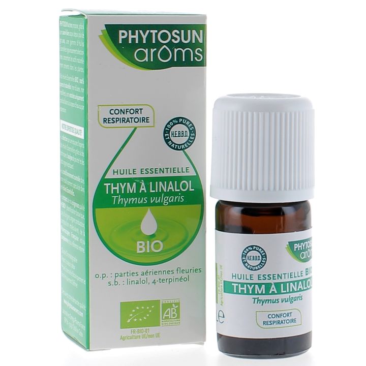 Bio-Thymianöl mit Linalool Phytosun Arôms - Flasche mit 5 ml