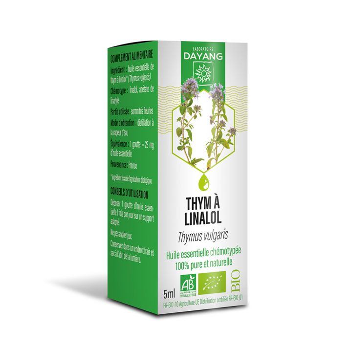 Bio Dayang Linalool Thymian ätherisches Öl - 5ml Flasche