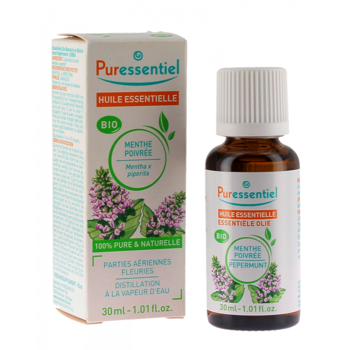 Bio ätherisches Öl Pfefferminze Puressentiel - Flasche mit 30 ml