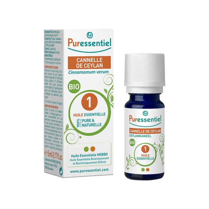 Bio-Zimtöl Ceylon Puressentiel - Flasche mit 5 ml