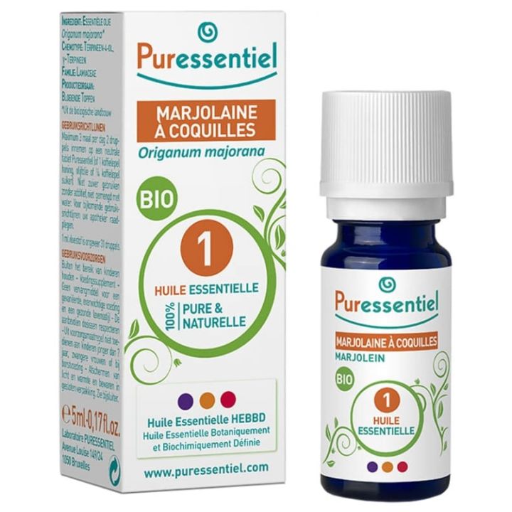 Bio ätherisches Öl Majoran Puressentiel - Flasche mit 5 ml