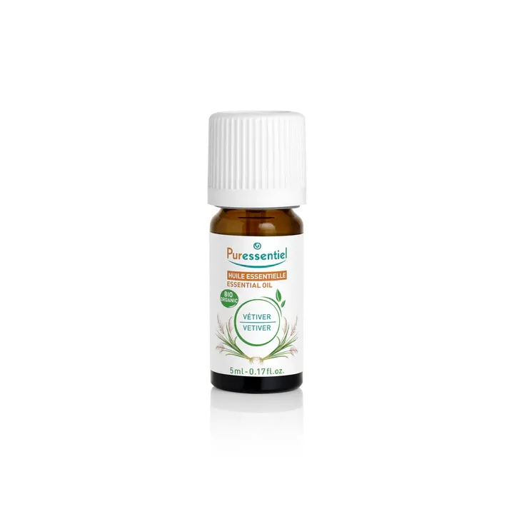 Bio ätherisches Öl Vetiver Puressentiel - Flasche mit 5 ml