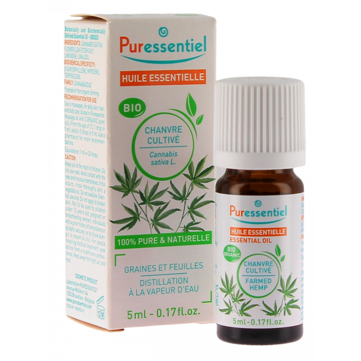 Ätherisches Öl aus Hanf Puressentiel - Flasche mit 5 ml