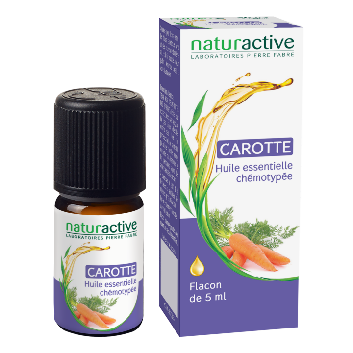 Ätherisches Öl mit chemotypisierter Karotte Naturactive - Flasche mit 5 ml