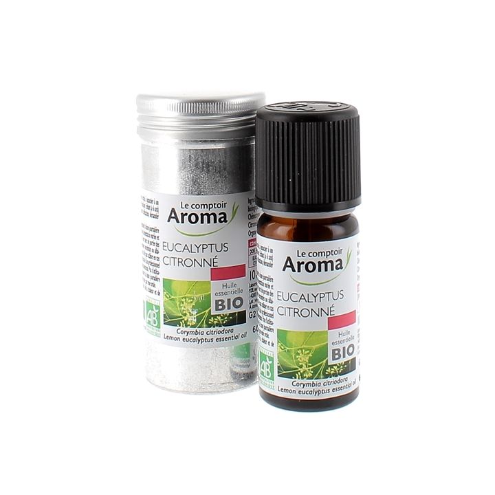 Bio Zitronen-Eukalyptus-Ätherisches Öl Le Comptoir Aroma - Flasche mit 10 ml