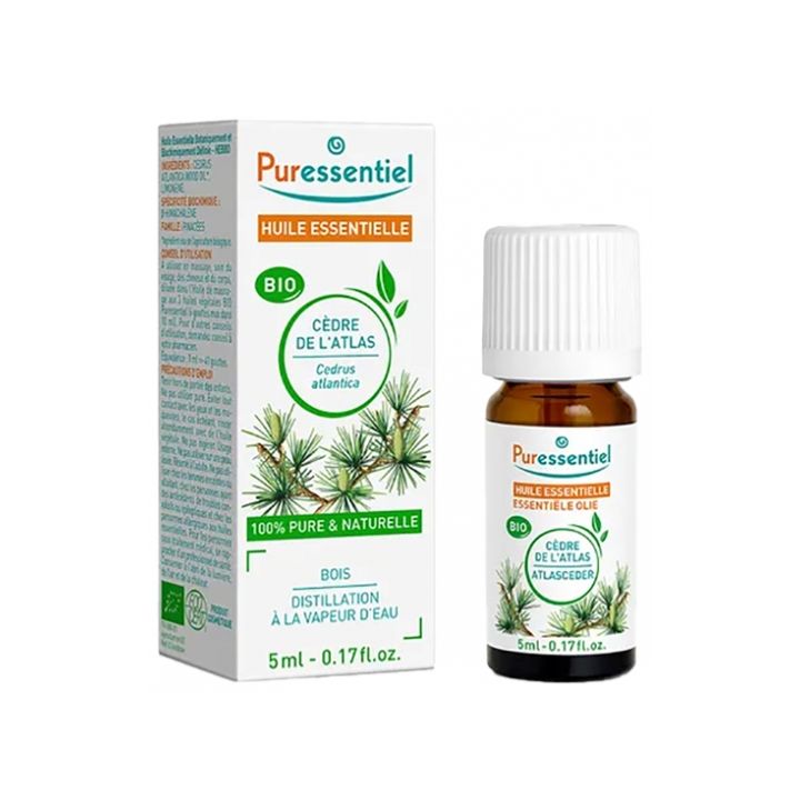 Bio ätherisches Öl aus Atlas-Zeder Puressentiel - Flasche mit 5 ml