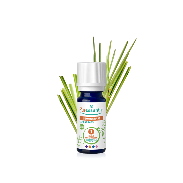 Bio Lemongrass ätherisches Öl Puressentiel - Flasche mit 10 ml