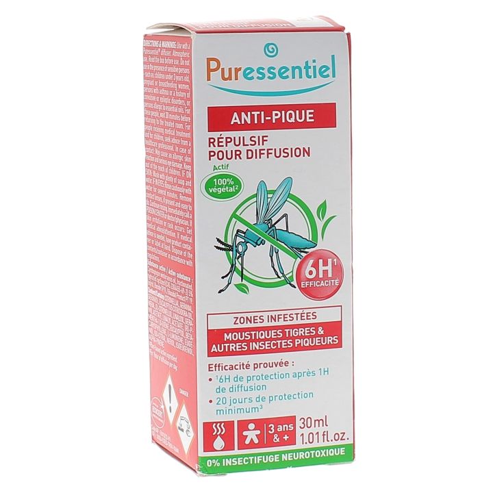 Anti-Stich Repellent zur Diffusion Puressentiel - Flasche mit 30 ml