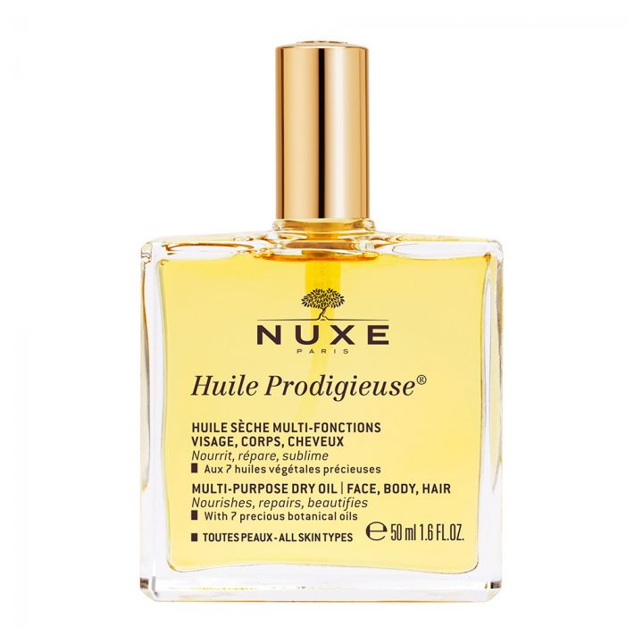 Wunderöl trockenes Öl für Gesicht, Körper und Haare Nuxe - Flasche 50 ml