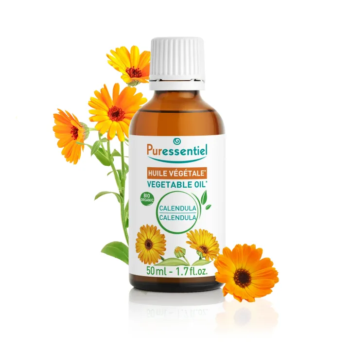 Bio-Calendula-Pflanzenöl Puressentiel - Flasche mit 50 ml