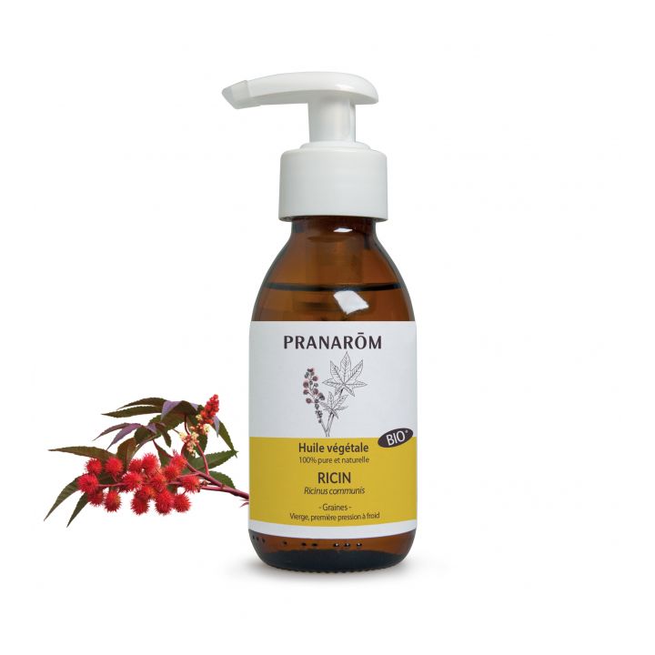 Bio-Rizinusöl Pranarôm - Flasche mit 100 ml