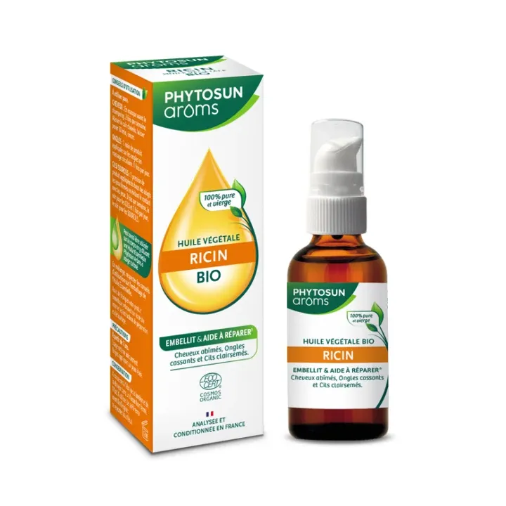 Bio-Rizinusöl Phytosun Arôms - Pumpflasche 50 ml