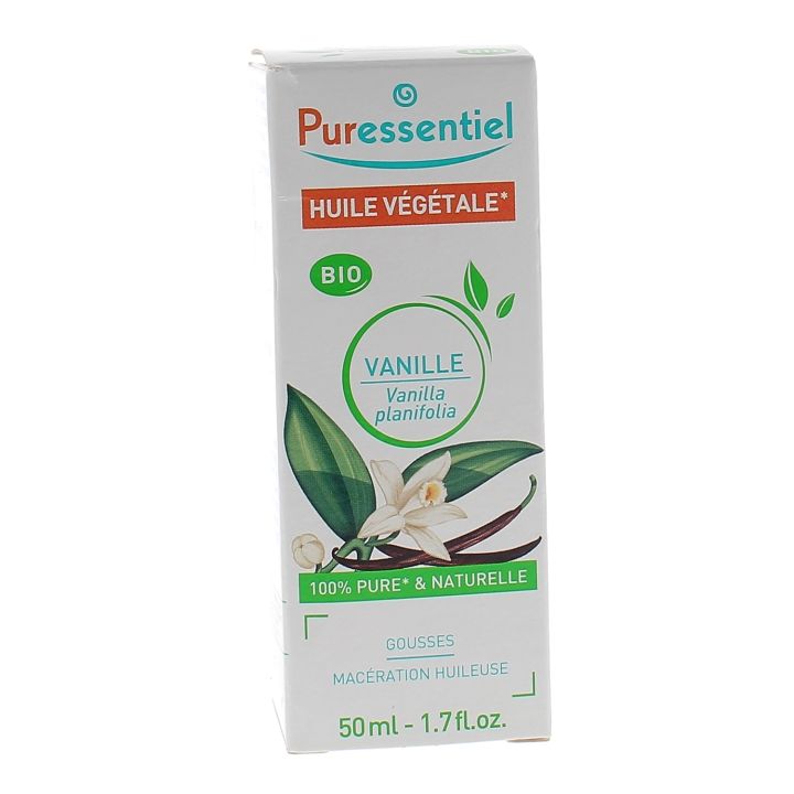 Bio-Vanille-Pflanzenöl Puressentiel - Flasche mit 50 ml