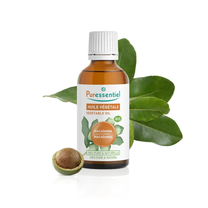 Bio-Macadamia-Pflanzenöl Puressentiel - Flasche mit 50 ml