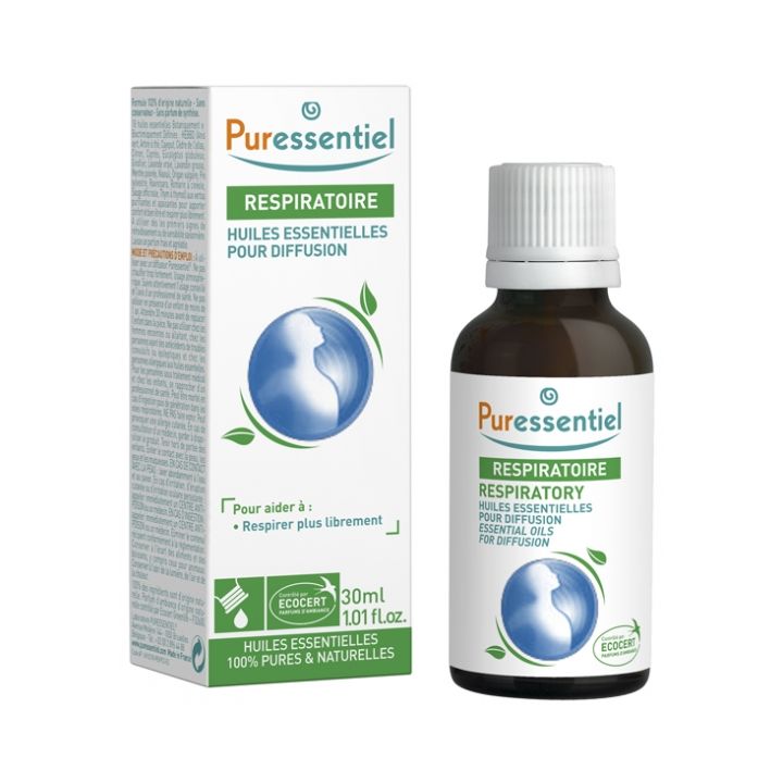 Ätherische Öle zur Diffusion Diffuse Respi Puressentiel - Flasche mit 30 ml