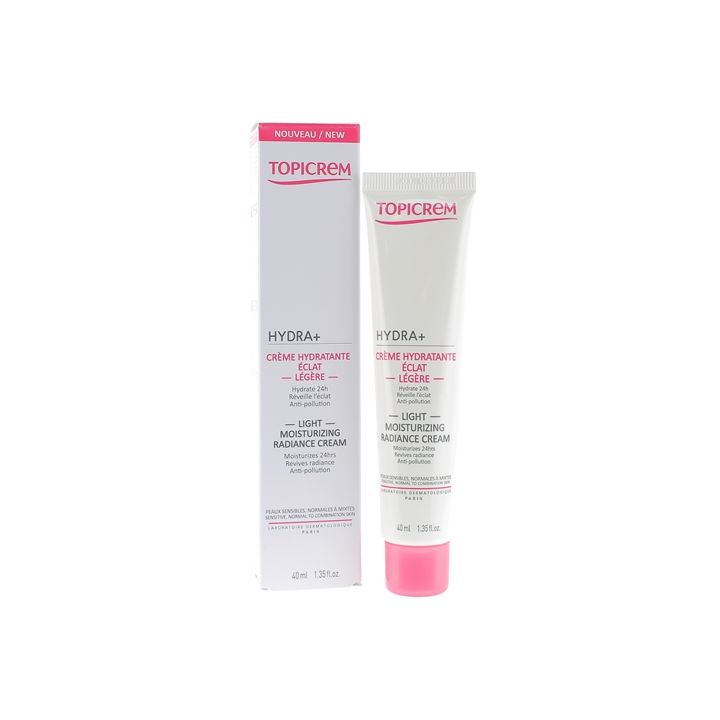 Hydra+ Leichte strahlende Feuchtigkeitscreme Topicrem - 40 ml Tube