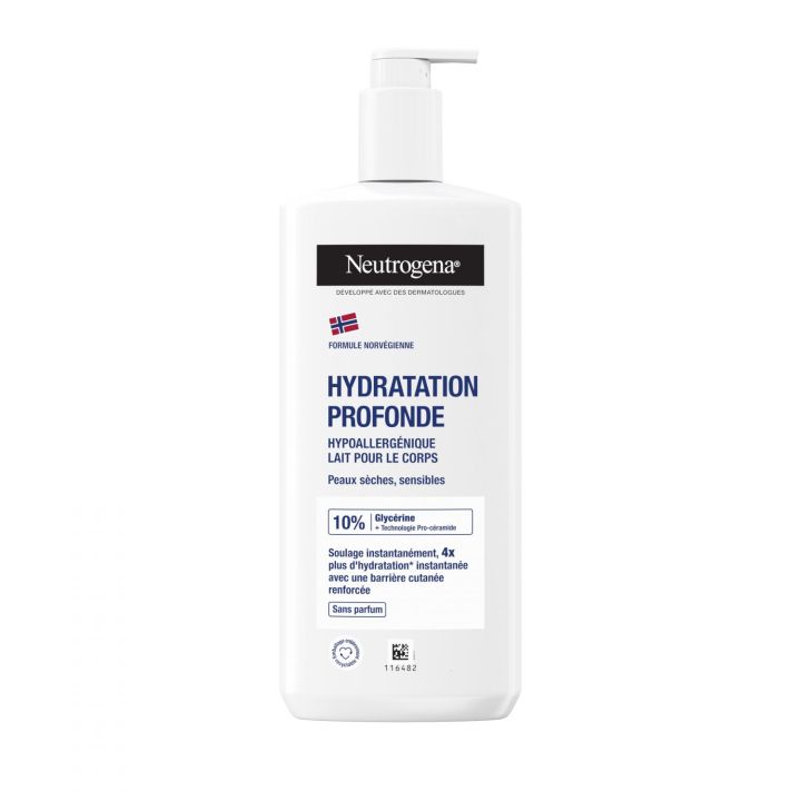 Tiefenhydratisierende hypoallergene Körperlotion Neutrogena - Pumpflasche 400ml