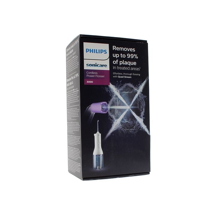Kabelloser weißer Hydropulsator Sonicare Power Flosser 3000 Philips - ein Hydropropulsor