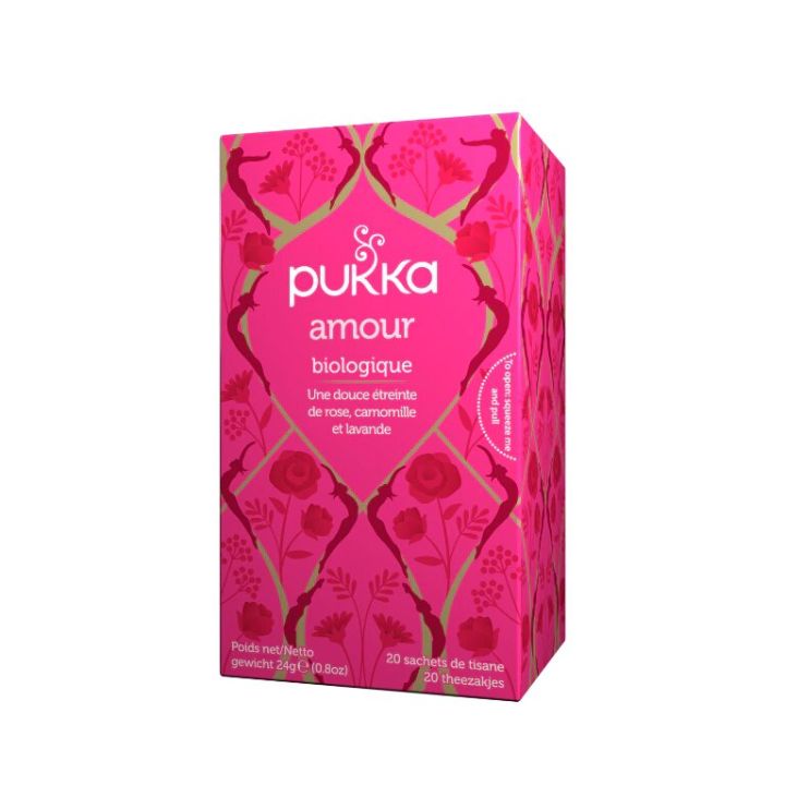Infusion Liebe (Love) BIO Pukka - Schachtel mit 20 Beuteln