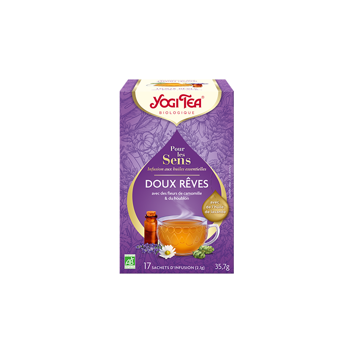 Infusion Sanfte Träume Yogi Tea - Schachtel mit 17 Beuteln