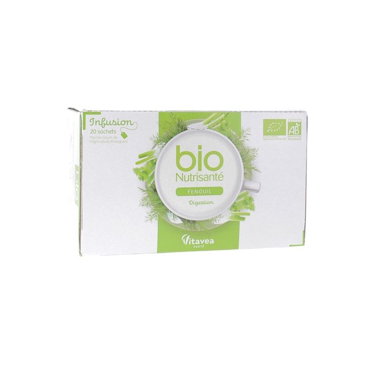 Bio-Fencheltee Nutrisanté - Packung mit 20 Beuteln